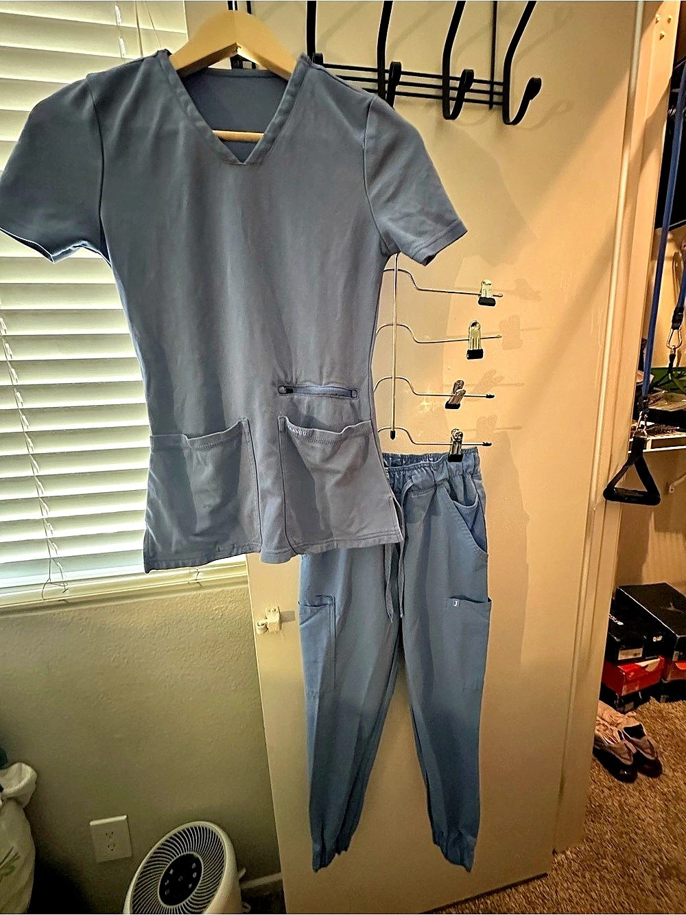 Jaanuu Blue Matching Top and Pants Set